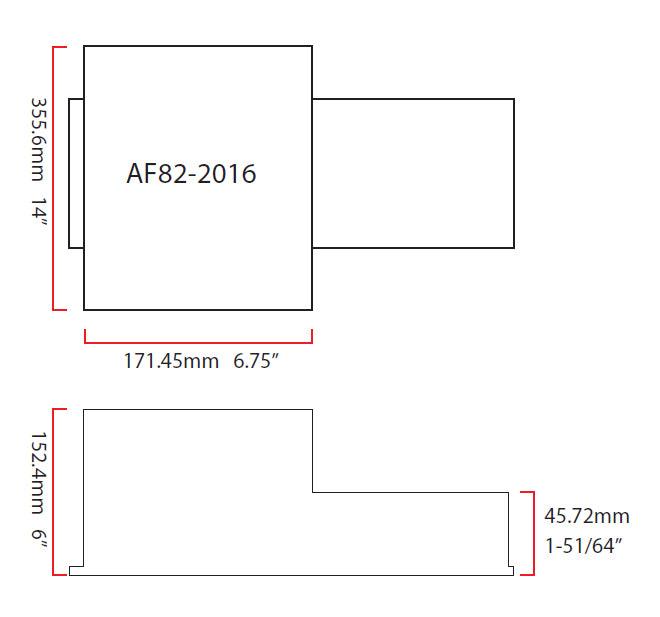 Fabricated LS Front Sump Conversion Oil Pan AF82-2016