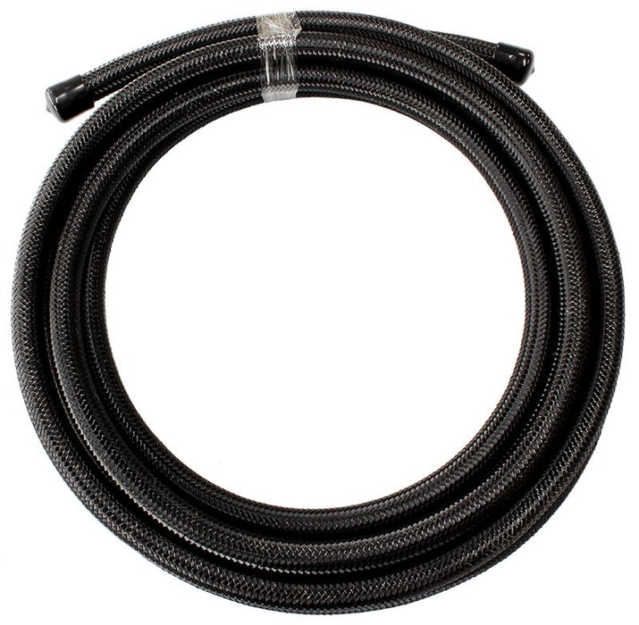 100 Series Black Stainless Steel Braided Hose -6AN AF100-06-1MBLK