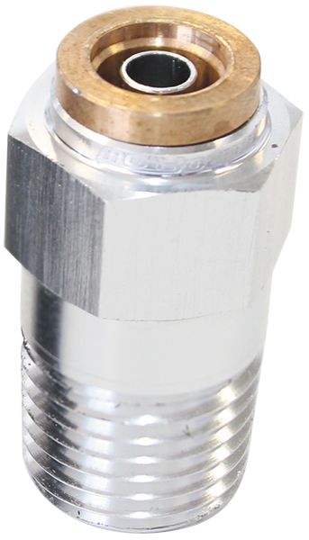 120 Series Straight 1/4" NPT to 1/4" Push to Connect Fitting AF121-04S