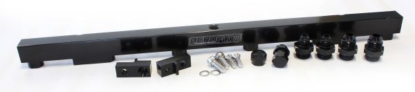 Nissan RB26 Billet EFI Fuel Rail - Black AF64-2011BLK