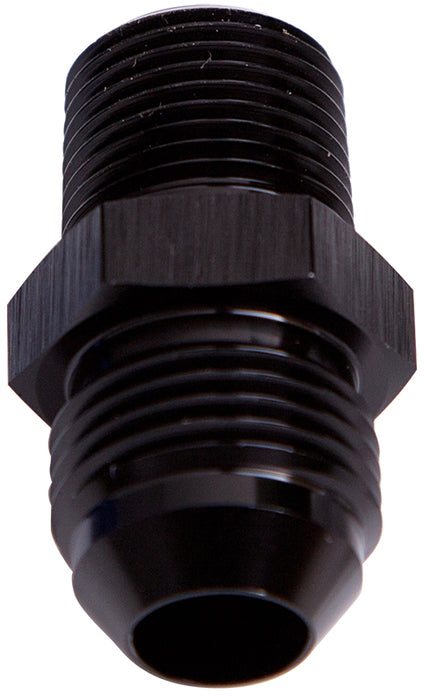 NPT to Straight Male Flare Adapter 1/2" to -10AN AF816-10BLK