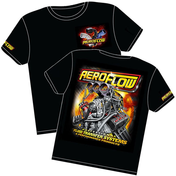 Aeroflow 'Nitro Hemi' Black T-Shirt AFNITRO2-4T