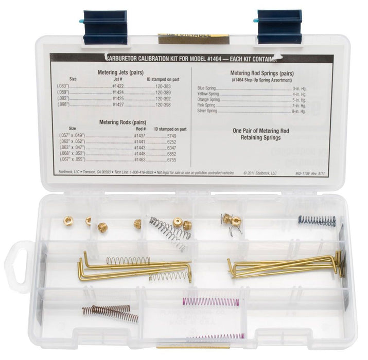 Calibration Kit for Performer & Thunder Series Carburettors ED1486