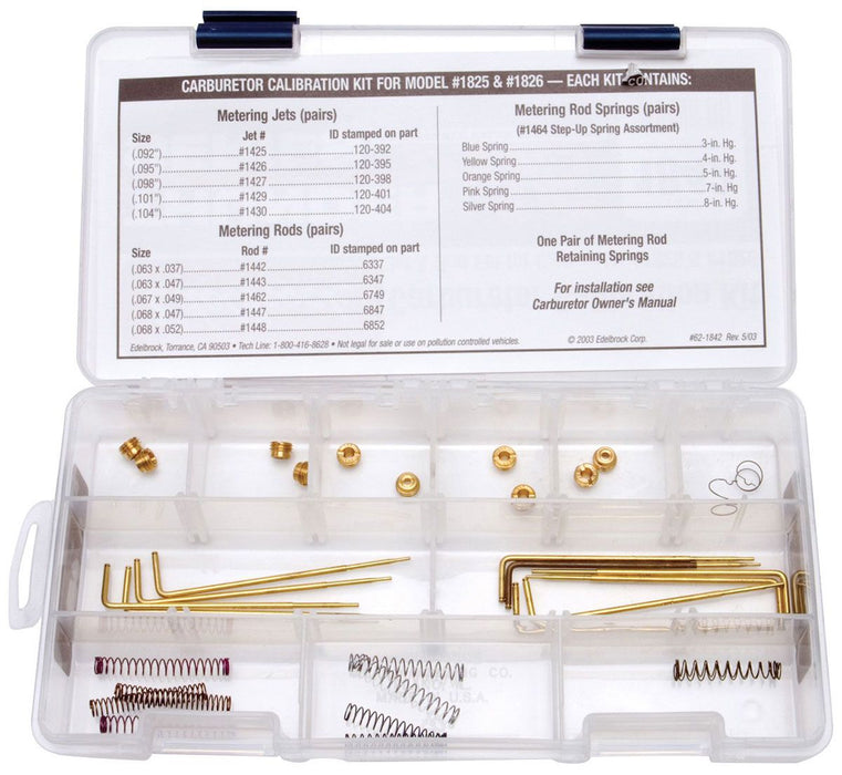 Calibration Kit for Thunder Series AVS Carburettors ED1842