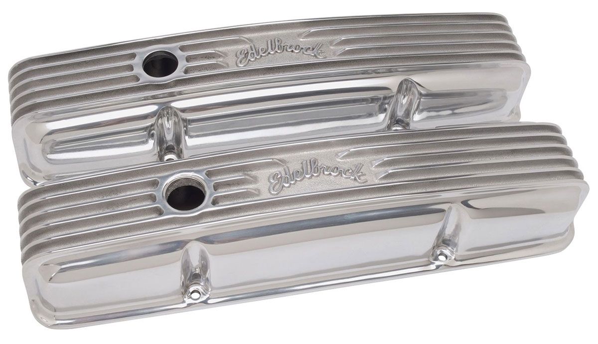 Classic Aluminium Series Valve Covers - Polished Finish ED4144