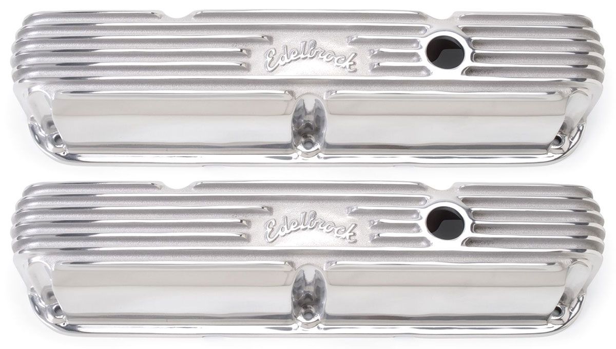 Classic Aluminium Series Valve Covers - Polished Finish ED4176